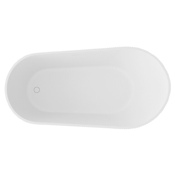 Ванна отдельностоящая Abber 170x80 см AB9445MW, белый матовый фото 11