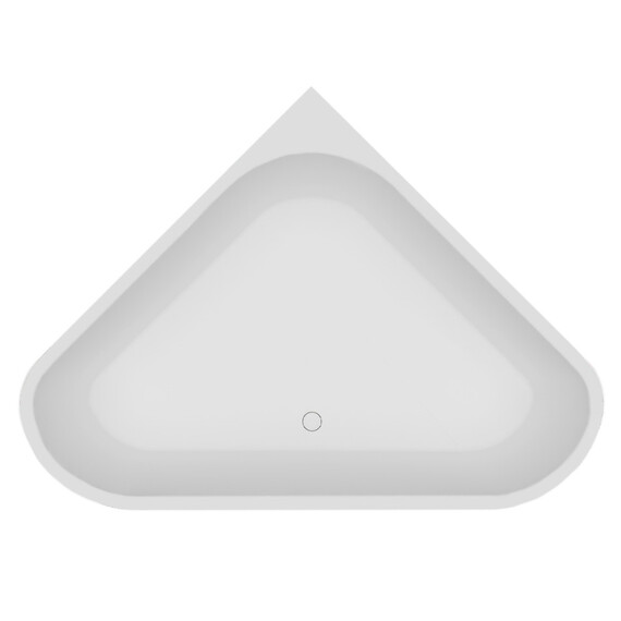 Ванна акриловая Abber 150x150 см AB9446MW, белый матовый фото 11