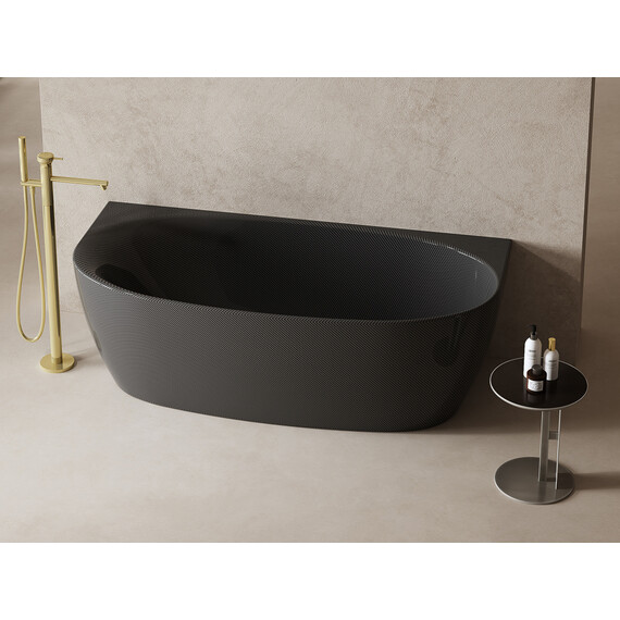 Ванна карбоновая Abber Karbon 170x80 см AK9004, чёрный фото 2