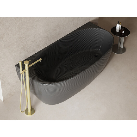 Ванна карбоновая Abber Karbon 170x80 см AK9004, чёрный фото 4