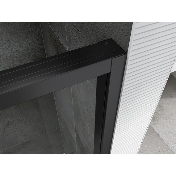 Душевое ограждение Abber Komfort 140х90 см AG93140B-S92B (стекло 8 мм) чёрный/прозрачное фото 6