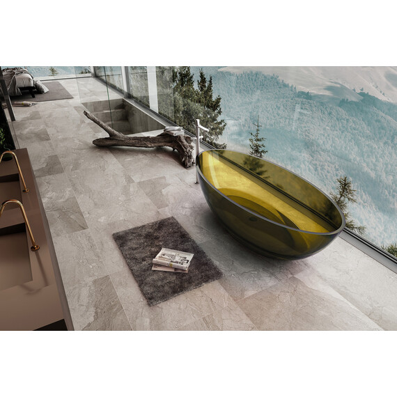 Ванна прозрачная Abber Kristall 180x85 см AT9702Vesuvian, оливковый фото 3