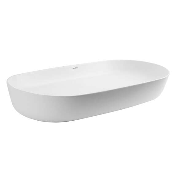 Раковина-чаша Abber Bequem 80 см AC2110MW, белый матовый фото 2