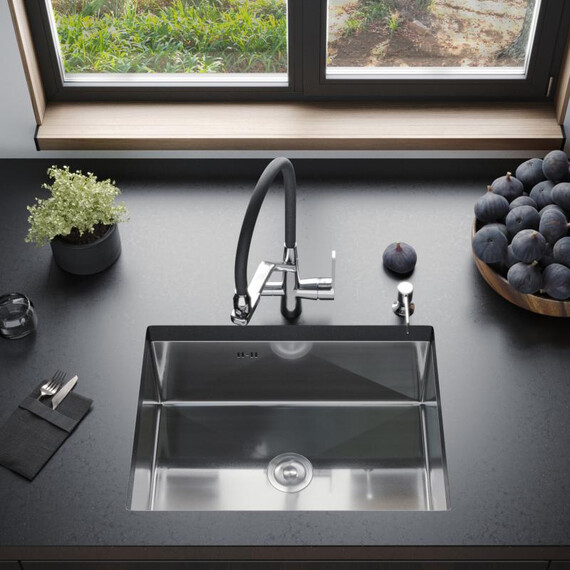 Кухонная мойка Gerhans K36050 1 мм, нержавеющая сталь, Цвет производителя: нержавеющая сталь фото 4