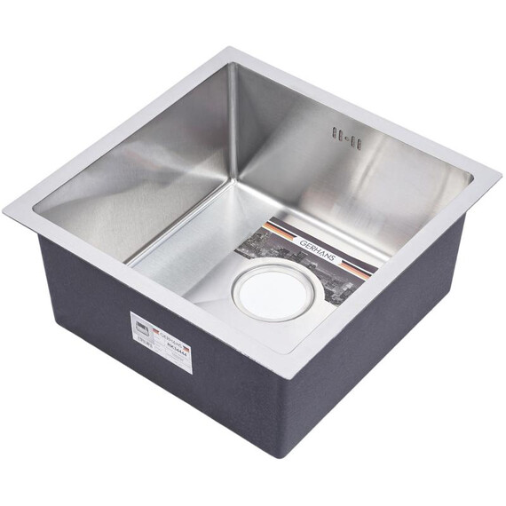Кухонная мойка Gerhans K34444 1 мм, нержавеющая сталь, Цвет производителя: нержавеющая сталь фото 4