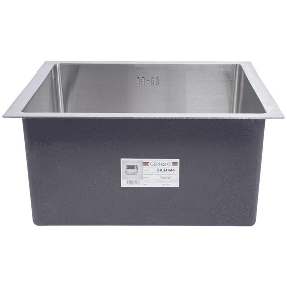 Кухонная мойка Gerhans K34444 1 мм, нержавеющая сталь, Цвет производителя: нержавеющая сталь фото 5