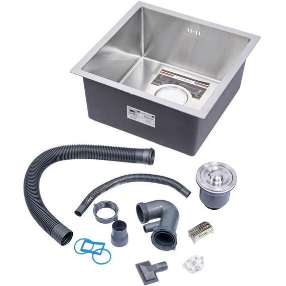 Кухонная мойка Gerhans K34444 1 мм, нержавеющая сталь, Цвет производителя: нержавеющая сталь фото 8