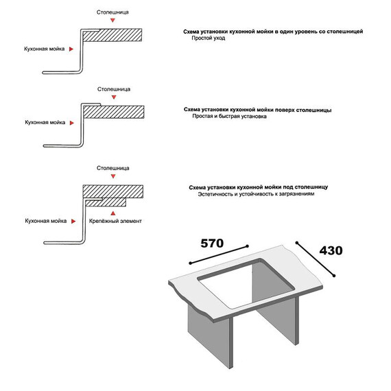 Кухонная мойка Gerhans K36045B 1 мм, PVD графит, Цвет производителя: графит фото 15