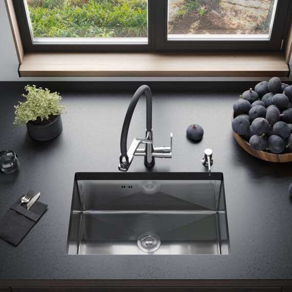 Кухонная мойка Gerhans K36045 1 мм, нержавеющая сталь, Цвет производителя: нержавеющая сталь фото 4