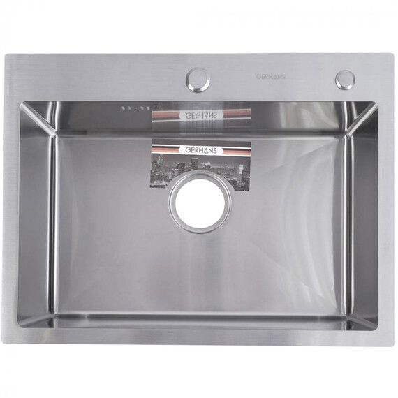 Кухонная мойка Gerhans K36045 1 мм, нержавеющая сталь, Цвет производителя: нержавеющая сталь фото 8