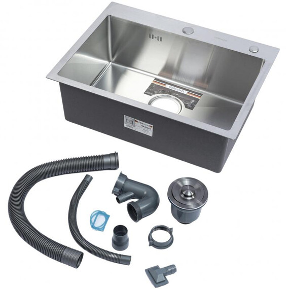 Кухонная мойка Gerhans K36045 1 мм, нержавеющая сталь, Цвет производителя: нержавеющая сталь фото 10