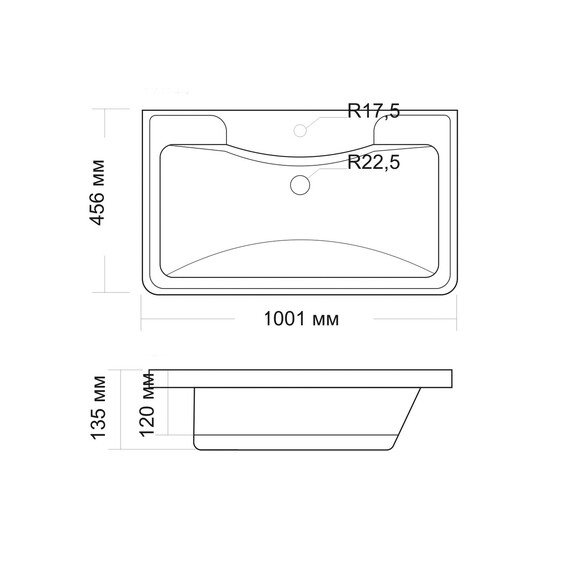 Тумба подвесная с раковиной Grossman Адель 100 см 1010001, белый глянец фото 7