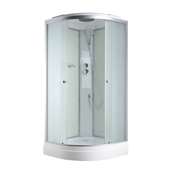 Душевая кабина Avacan 80x80 см C2080, хром/матовое (безсиликоновая сборка) фото 