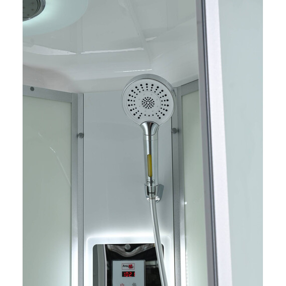 Гидробокс Avacan 120x80 см C2012LLED, хром/матовое (безсиликоновая сборка) фото 6