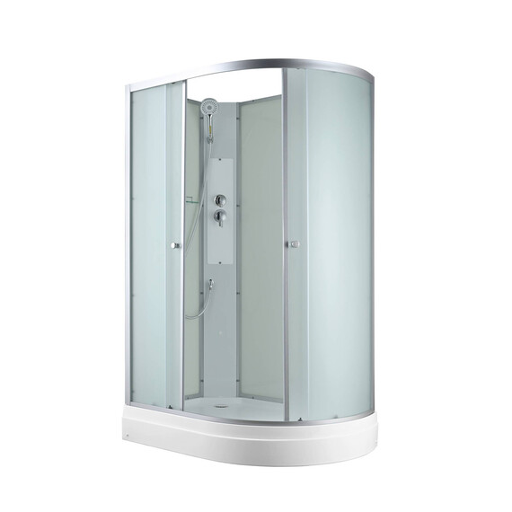 Душевая кабина Avacan 120x80 см C2012LN, хром/матовое (безсиликоновая сборка) фото 