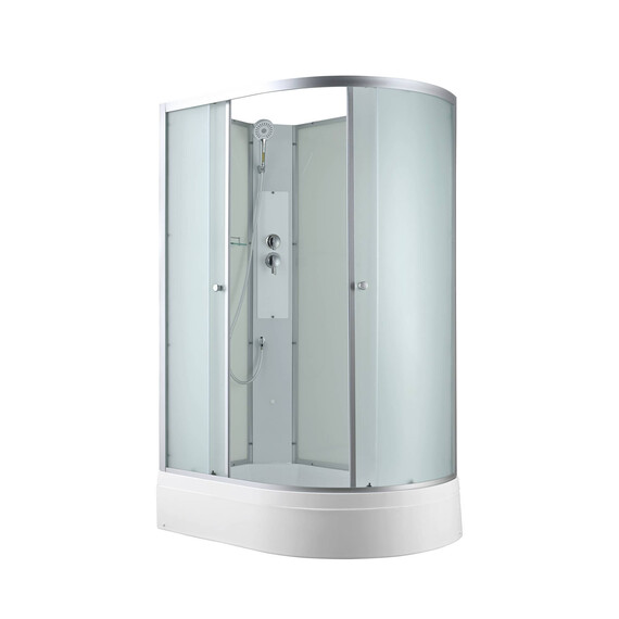 Душевая кабина Avacan 120x80 см C3012LN, хром/матовое (безсиликоновая сборка) фото 