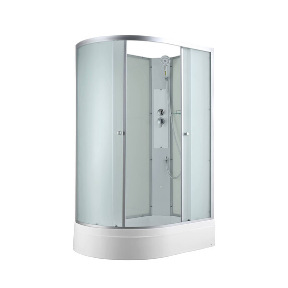 Душевая кабина Avacan 120x80 см C3012RN, хром/матовое (безсиликоновая сборка) фото 