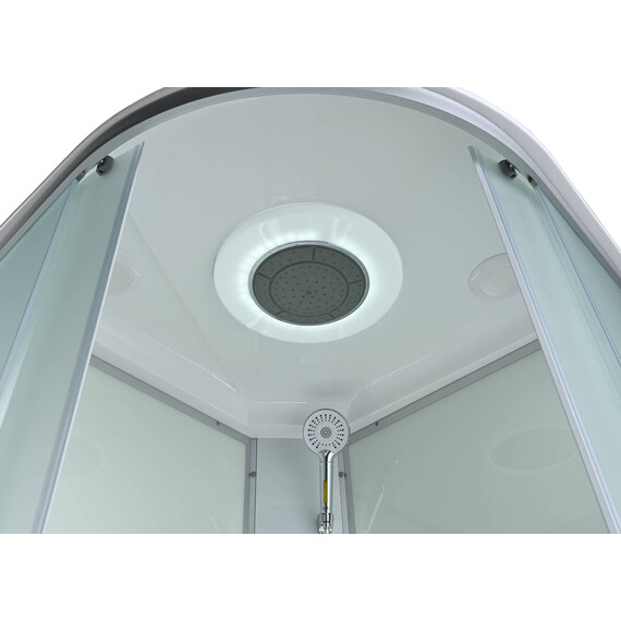 Гидробокс Avacan 80x80 см C3080LED, хром/матовое (безсиликоновая сборка) фото 14