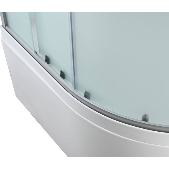 Гидробокс Avacan 120x80 см C5012LLED, хром/матовое (безсиликоновая сборка) фото 14