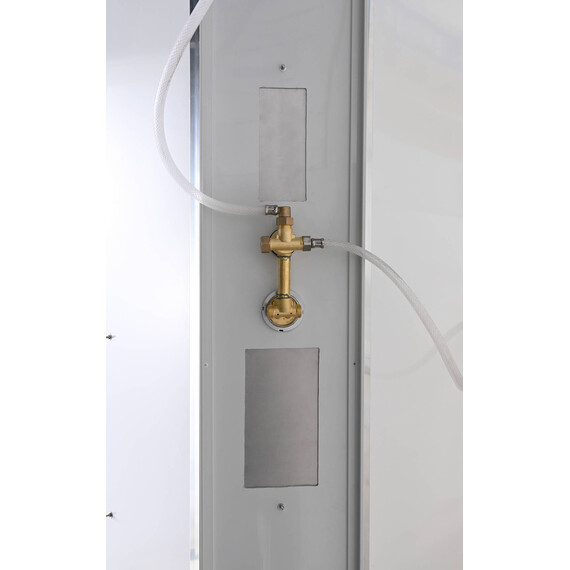 Душевая кабина Avacan 120x80 см C5012LN, хром/матовое (безсиликоновая сборка) фото 6