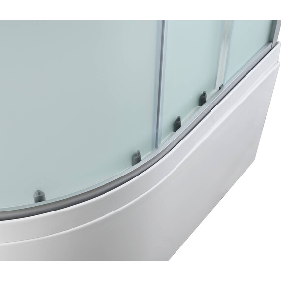 Гидробокс Avacan 120x80 см C5012RLED, хром/матовое (безсиликоновая сборка) фото 15