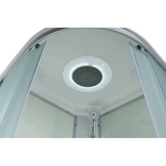 Гидробокс Avacan 80x80 см C5080LED, хром/матовое (безсиликоновая сборка) фото 9