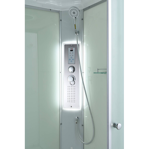 Гидробокс Avacan 100x100 см CK2010LED, хром/матовое (безсиликоновая сборка) фото 7