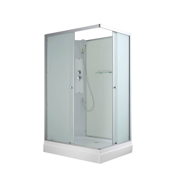Душевая кабина Avacan 110x90 см CK2911N, хром/матовое (безсиликоновая сборка) фото 