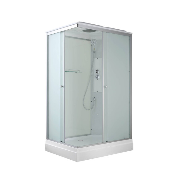 Душевая кабина Avacan 120x90 см CK2912, хром/матовое (безсиликоновая сборка) фото 2