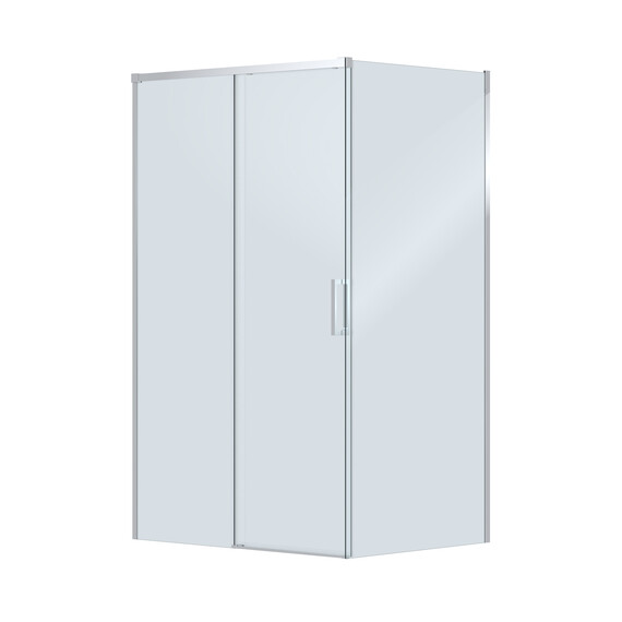 Душевое ограждение Cezares 110x90 см PLANE-AH-1-110/90-C-CR, хром/прозрачное фото 4