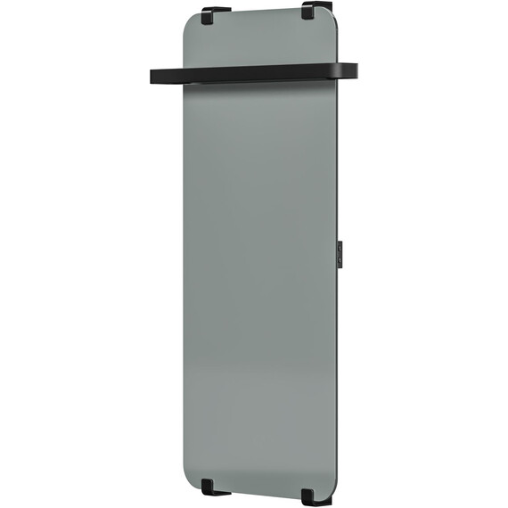 Полотенцесушитель электрический Allen Brau Infinity П1 290x1000 мм (с рейлингом 2.0) 325658, чёрный фото 