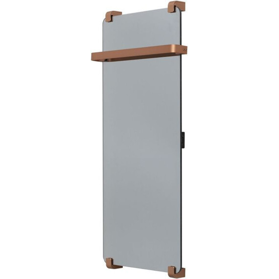 Полотенцесушитель электрический Allen Brau Infinity П1 290x1000 мм (с рейлингом) 305012, медь фото 