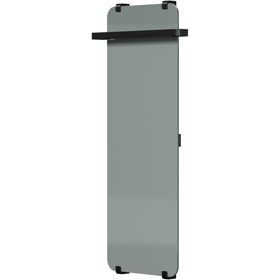 Полотенцесушитель электрический Allen Brau Infinity П1 290x1200 мм (с рейлингом 2.0) 325659, чёрный фото 