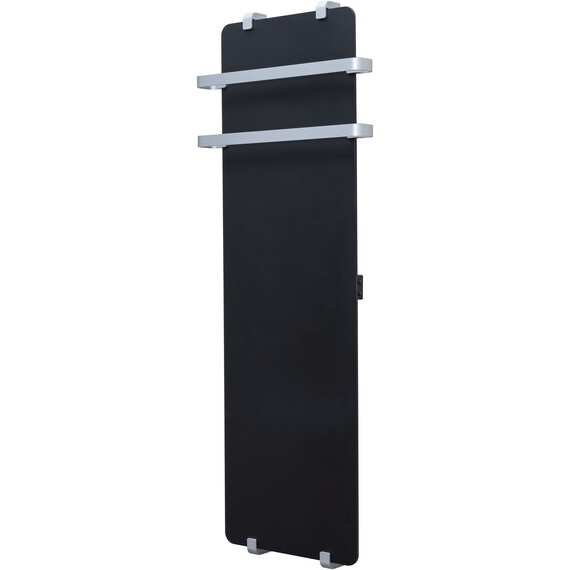 Полотенцесушитель электрический Allen Brau Infinity П2 290x1200 мм (с рейлингом 2.0) 325624, чёрный фото 