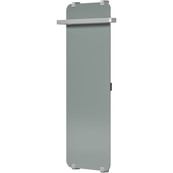 Полотенцесушитель электрический Allen Brau Infinity П1 290x1200 мм (с рейлингом 2.0) 325645, серебро фото 