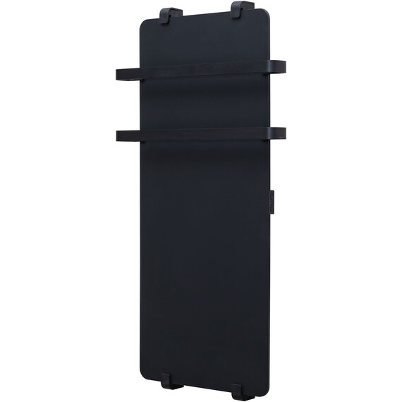 Полотенцесушитель электрический Allen Brau Infinity П2 290x1400 мм (с рейлингом 2.0) 325639, чёрный фото 