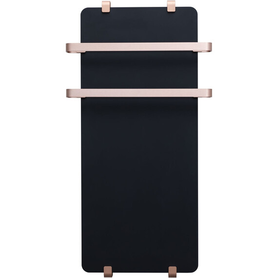 Полотенцесушитель электрический Allen Brau Infinity П2 290x1400 мм (с рейлингом 2.0) 325632, чёрный фото 2