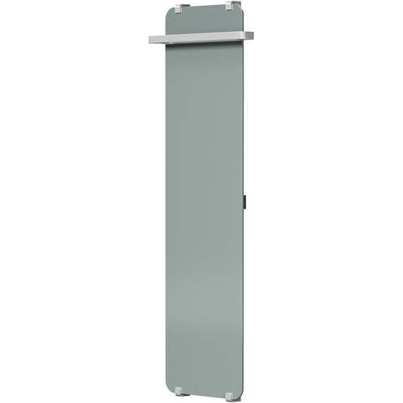 Полотенцесушитель электрический Allen Brau Infinity П1 290x1600 мм (с рейлингом 2.0) 325647, серебро фото 