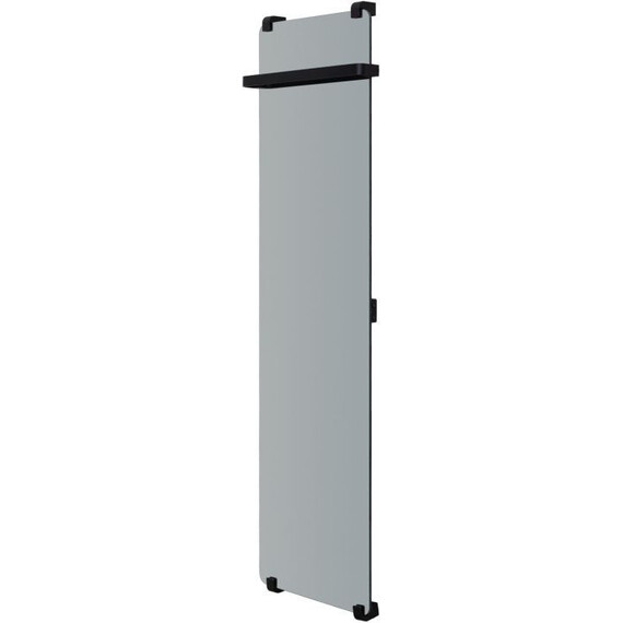 Полотенцесушитель электрический Allen Brau Infinity П1 290x1600 мм (с рейлингом) 305022, чёрный фото 