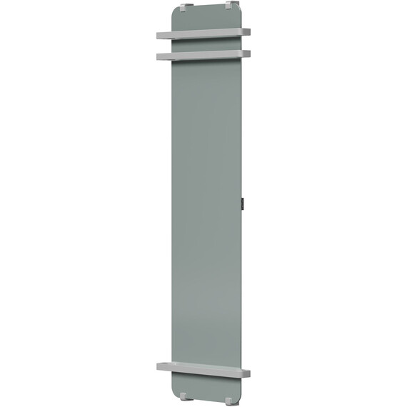 Полотенцесушитель электрический Allen Brau Infinity П3 290x1800 мм (с рейлингом 2.0) 325648, серебро фото 