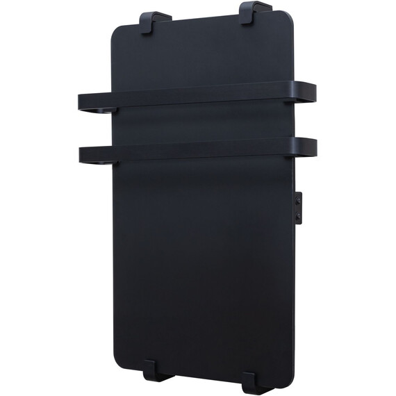 Полотенцесушитель электрический Allen Brau Infinity П2 290x600 мм (с рейлингом 2.0) 325635, чёрный фото 