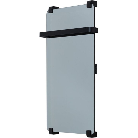 Полотенцесушитель электрический Allen Brau Infinity П1 290x800 мм (с рейлингом) 305018, чёрный фото 