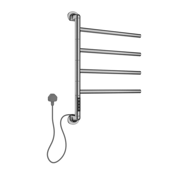 Полотенцесушитель электрический Allen Brau Liberty П4 489x683 мм 7.33000-BN, никель фото 