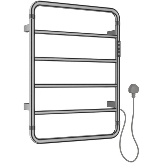 Полотенцесушитель электрический Allen Brau Priority П6 450x640 мм 7.31000-BN, никель фото 