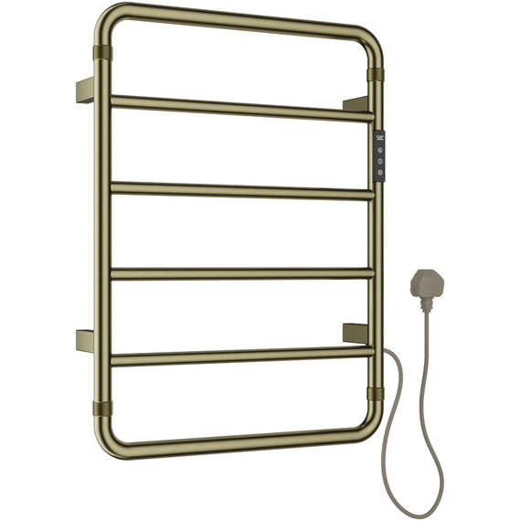 Полотенцесушитель электрический Allen Brau Priority П6 450x640 мм 7.31000-GB, золото матовое фото 