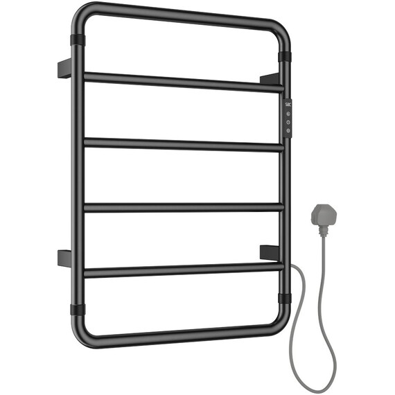 Полотенцесушитель электрический Allen Brau Priority П6 450x640 мм 7.31000-GM, оружейная сталь фото 