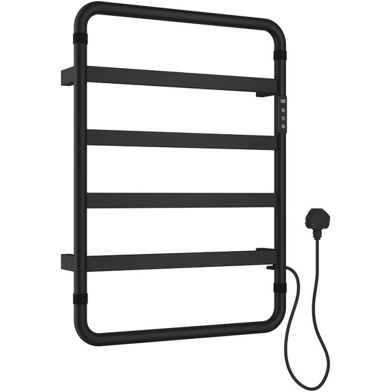 Полотенцесушитель электрический Allen Brau Priority П6 450x658 мм 7.31001-31, чёрный фото 