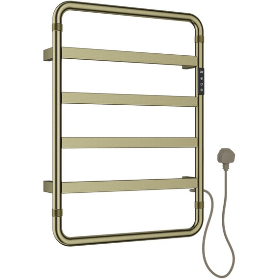 Полотенцесушитель электрический Allen Brau Priority П6 450x658 мм 7.31001-GB, золото матовое фото 