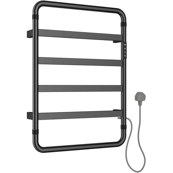 Полотенцесушитель электрический Allen Brau Priority П6 450x658 мм 7.31001-GM, оружейная сталь фото 