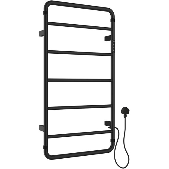 Полотенцесушитель электрический Allen Brau Priority П7 450x904 мм 7.31002-31, чёрный фото 